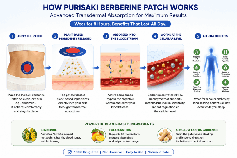 purisaki patches transdermal approach